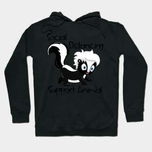 Social Distancing Support Animal Cute Skunk Hoodie